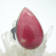 Load image into Gallery viewer, Thulite Ring, Teardrop Cabochon, 925 Silver, g2