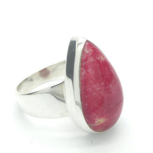 Load image into Gallery viewer, Thulite Ring, Teardrop Cabochon, 925 Silver, g2