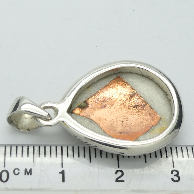 Copper in Agate Dolomite Pendant, | 925 Sterling Silver | Nurturing Sun energy | Genuine Gems from Crystal Heart Melbourne Australia  since 1986