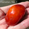 Carnelian Freeform Polished pieces | Deep to pale veined orange red | Hand sized for meditation or healing |  Stimulate Spiritual Creative Energy, gestation | Ground Scattered Thoughts | Aries Leo Cancer Star Stone  | Genuine Gemstones from Crystal Heart Melbourne since 1986