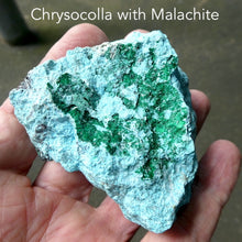 Load image into Gallery viewer, Chrysocolla  Drusy Specimen | Sparkling with crystalline Malachite | Genuine Gems from Crystal Heart Melbourne Australia since 1986