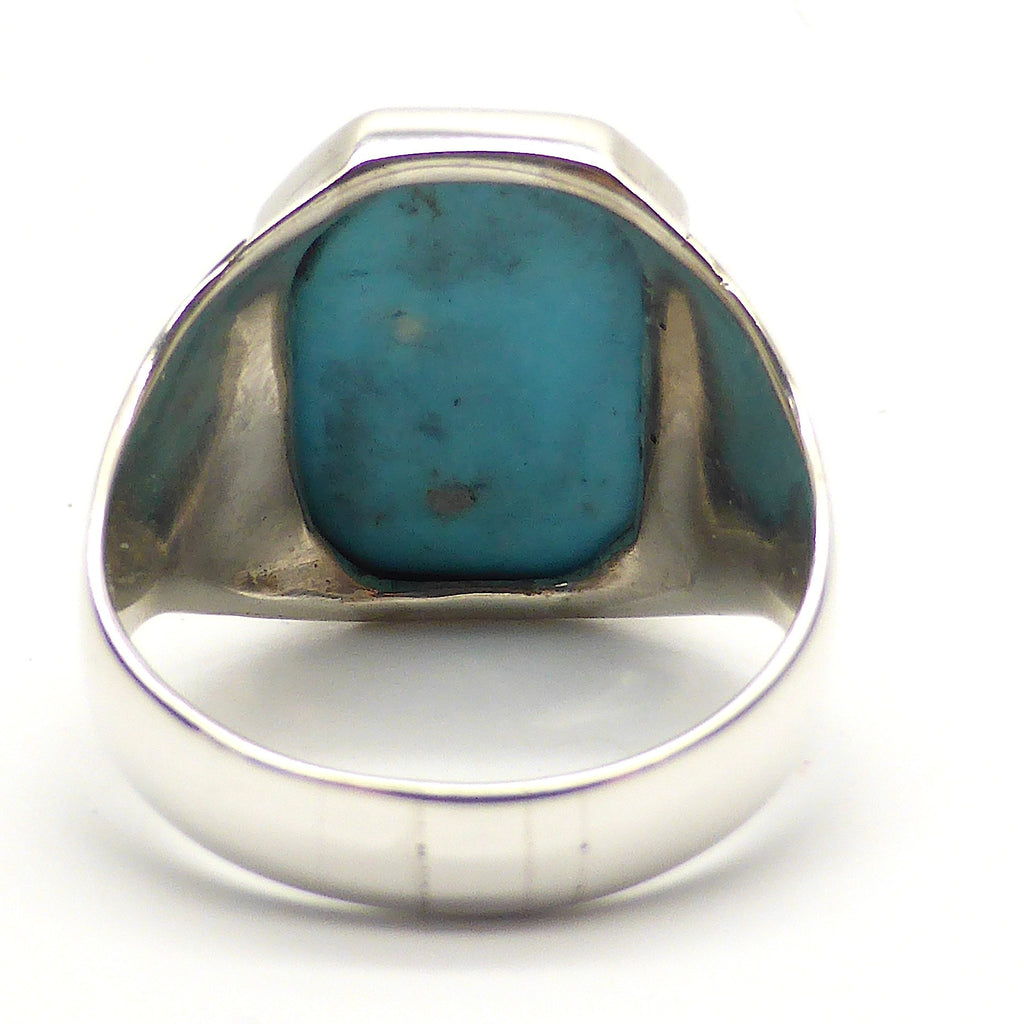 Turquoise Ring, Arizona, Celtic, 925 Silver ftqa