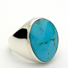 Load image into Gallery viewer, 925 Sterling silver Ring | Italian Made | Arizona Turquoise | Robin&#39;s Egg Blue | Australian supplier | Melbourne Australia 