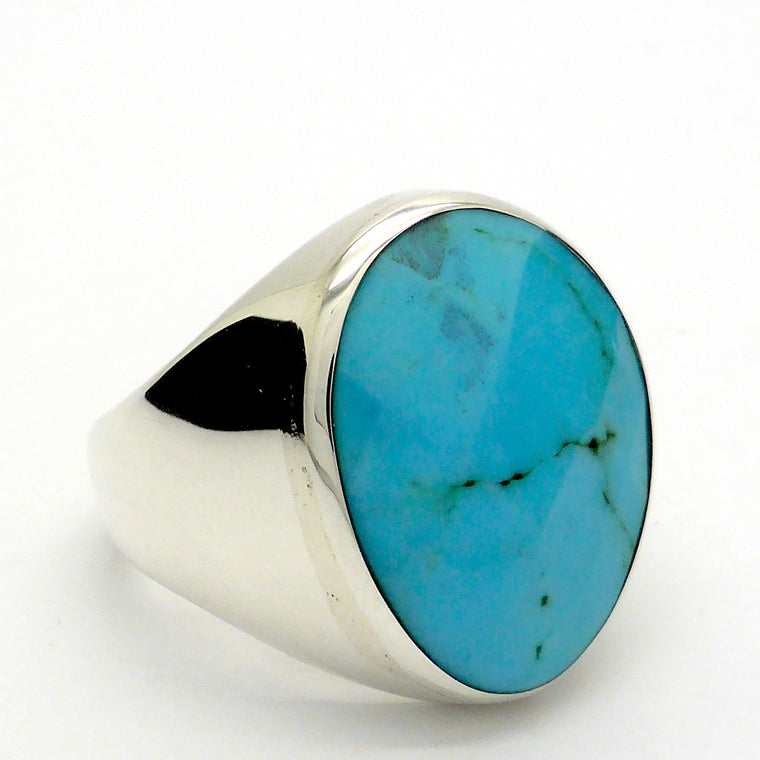Turquoise Ring, Arizona, 925 Silver ftqd