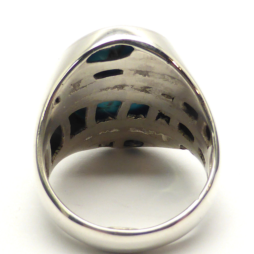 Turquoise Ring, Arizona, 925 Silver ftqd