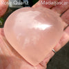 Large Rose quartz | Nice pink shade | Hand Carved Genuine | Madagascar | Love Rock | Genuine Gems from Crystal Heart Melbourne Australia since 1986