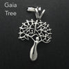 Gaia Tree pendant | 925 Sterling Silver | Mother Tree with Children as her fruit, shows us as one human family all depending for nourishment and nurture on one spirit. | Crystal heart Melbourne Australia since 1986