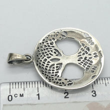 Load image into Gallery viewer, Pendant Celtic World Tree | Yggdrasil | 925 Sterling Silver | Magical Ancient Representation shows the 3 worlds (lower middle upper) with Celtic weaving detail | Crystal Heart Melbourne Australia since 1986