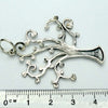Pendant Tree | Spiralling Branches with Heart Fruits  | 925 Sterling Silver |  Crystal Heart Melbourne Australia since 1986