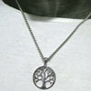 Tree Pendant | 925 Sterling Silver | Winter Tree in Silver Circle | Reveals the grace and inner strength that's hidden by Summer's foliage | Lovely detail even showing the bark on the Tree | Crystal Heart Melbourne Australia since 1986