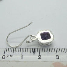 Load image into Gallery viewer, Amethyst Set | Faceted Square Stones | Earrings, Pendant, Ring | 925 Sterling Silver | Ring Size US 7 or 9 | Genuine Gems from Crystal Heart Australia since 1986