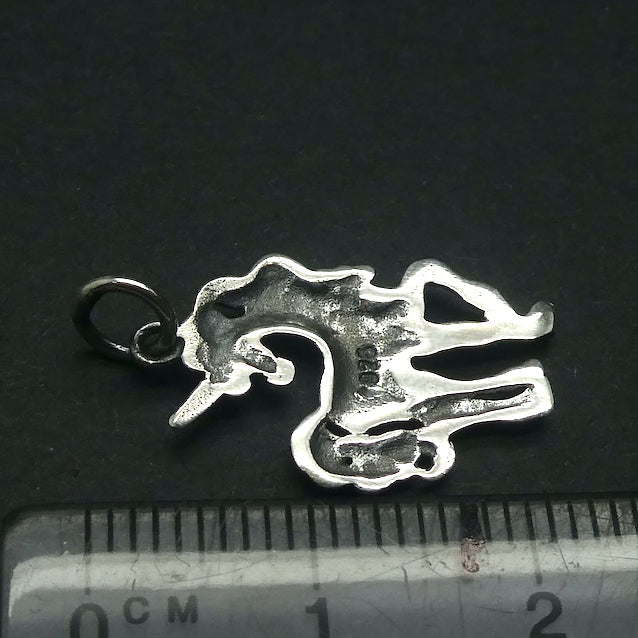 Beautiful Lifelike Unicorn Pendant | Small Foal | Long Legs and cute face | 925 Silver | Magical Beasts | Third Eye | Crystal Heart Melbourne Australia since 1986