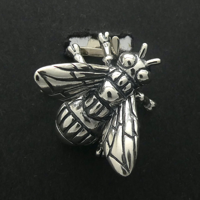 Bee Jewelry Pendant | 925 Sterling silver | Life Like | Wings in Flight |  Creativity fertility Goddess wisdom power | Melissa | Merovingian | Crystal Heart Melbourne Australia since 1986