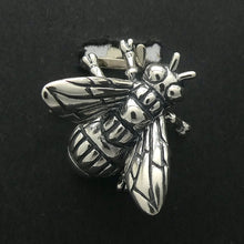 Load image into Gallery viewer, Bee Jewelry Pendant | 925 Sterling silver | Life Like | Wings in Flight |  Creativity fertility Goddess wisdom power | Melissa | Merovingian | Crystal Heart Melbourne Australia since 1986