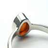 Kyanite Ring | Mandarin Orange Gemstone | Faceted Teardrop | 925 Sterling Silver | US Size 7 | AUS Size N1/2 | Stimulating Mental and Physical Energy | Uplift and protect the Heart | Deflect negative energy | Genuine Gems from Crystal Heart Melbourne Australia since 1986