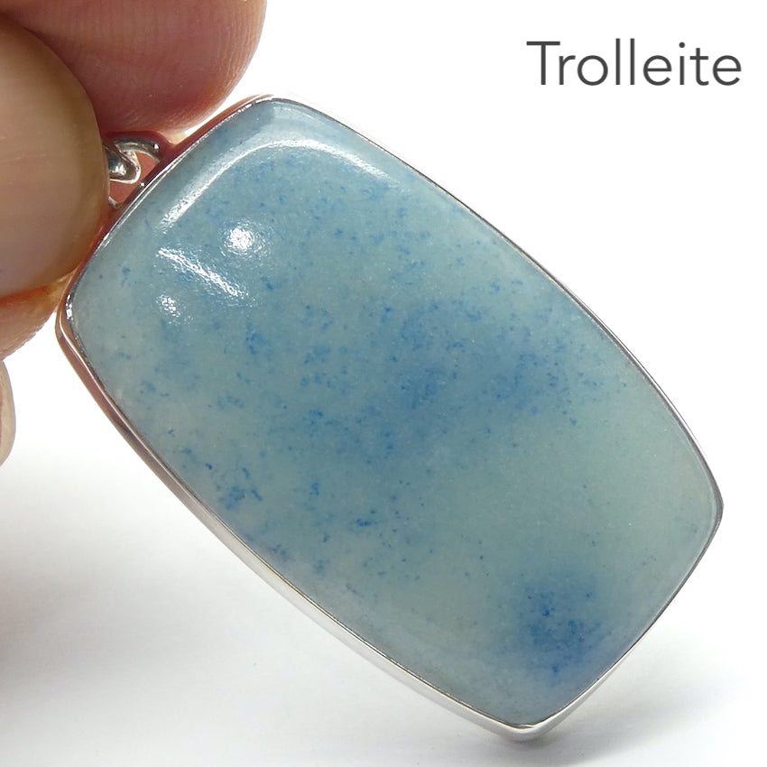 Trolleite Pendant | Cabochon | 925 Sterling Silver Setting | Integrate with Higher Self | Positive New Mind Set | Expression | Genuine Gems from Crystal Heart Melbourne Australia since 1986