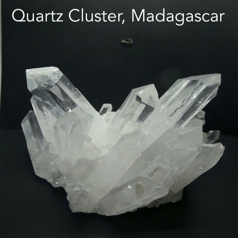 Clear Quartz Cluster, Madagascar, Perfect Points