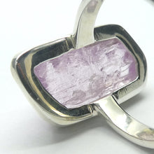 Load image into Gallery viewer, Kunzite Ring, Gemmy Raw Nugget, 925 Silver, US Size 6.5, s2