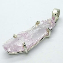 Load image into Gallery viewer, Kunzite Pendant | Pink Spodumene | Raw Crystal | Very clear transparency | 925 Sterling Silver | Wisdom of the Heart | Protection | Passion | Genuine gems from Crystal heart Melbourne Australia since 1986