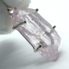 Load image into Gallery viewer, Kunzite Pendant | Pink Spodumene | Raw Crystal | Very clear transparency | 925 Sterling Silver | Wisdom of the Heart | Protection | Passion | Genuine gems from Crystal heart Melbourne Australia since 1986