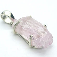 Load image into Gallery viewer, Kunzite Pendant | Pink Spodumene | Raw Crystal | Very clear transparency | 925 Sterling Silver | Wisdom of the Heart | Protection | Passion | Genuine gems from Crystal heart Melbourne Australia since 1986