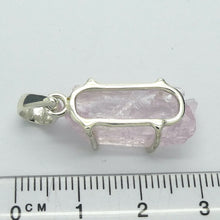 Load image into Gallery viewer, Kunzite Pendant | Pink Spodumene | Raw Crystal | Very clear transparency | 925 Sterling Silver | Wisdom of the Heart | Protection | Passion | Genuine gems from Crystal heart Melbourne Australia since 1986