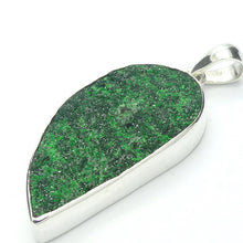 Load image into Gallery viewer, Uvarovite Cluster Pendant | Vivid Green Well Defined Small Crystals | 925 Sterling Silver | Rare Green Garnet | Genuine Gems from Crystal Heart Melbourne Australia since 1986