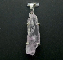 Load image into Gallery viewer, Kunzite Pendant | Pink Spodumene | Raw Crystal | Very clear transparency | 925 Sterling Silver | Wisdom of the Heart | Protection | Passion | Genuine gems from Crystal heart Melbourne Australia since 1986