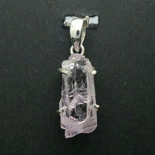 Load image into Gallery viewer, Kunzite Pendant | Pink Spodumene | Raw Crystal | Very clear transparency | 925 Sterling Silver | Wisdom of the Heart | Protection | Passion | Genuine gems from Crystal heart Melbourne Australia since 1986