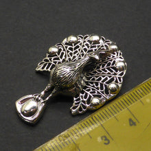 Load image into Gallery viewer, Peacock Pendant in 925 Sterling Silver |Nice Detail | Crystal Heart Melbourne Australia since 1986