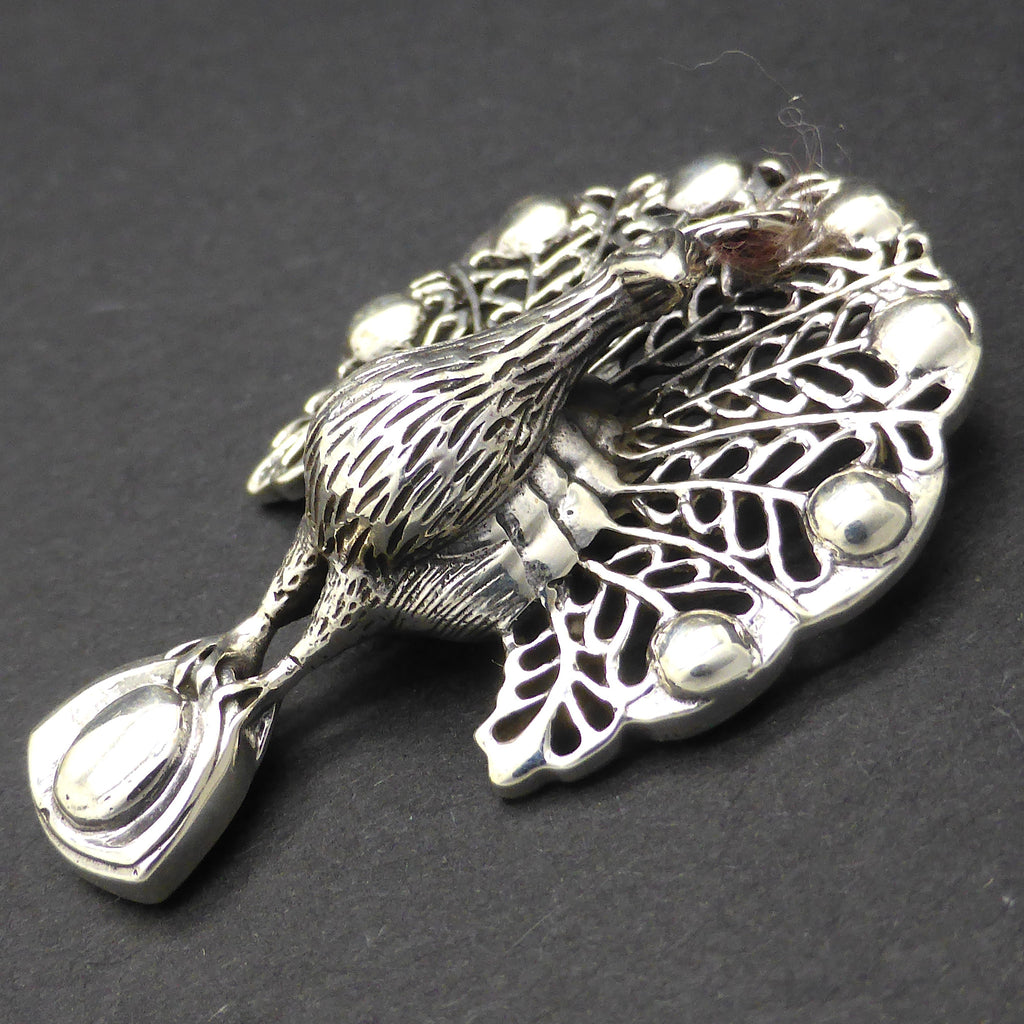 Peacock Pendant in 925 Sterling Silver |Nice Detail | Crystal Heart Melbourne Australia since 1986