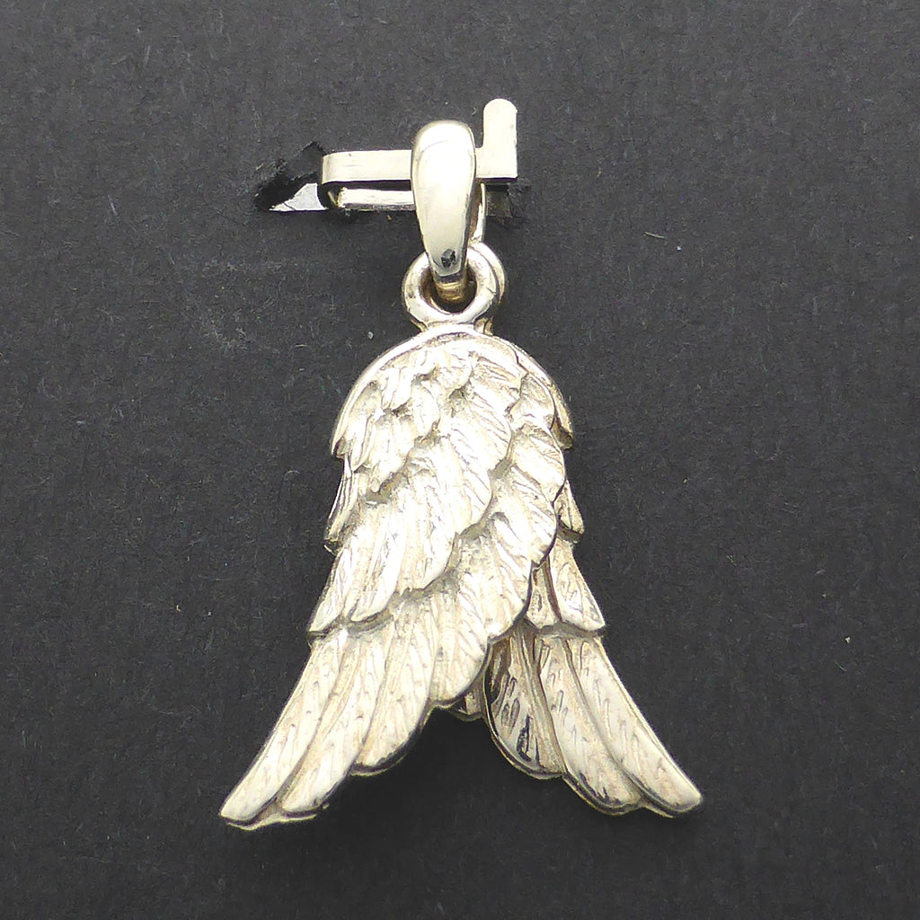 Pendant Moving Angel Wings | 925 Sterling Silver | Beautifully detailed | Crystal Heart Melbourne Australia since 1986