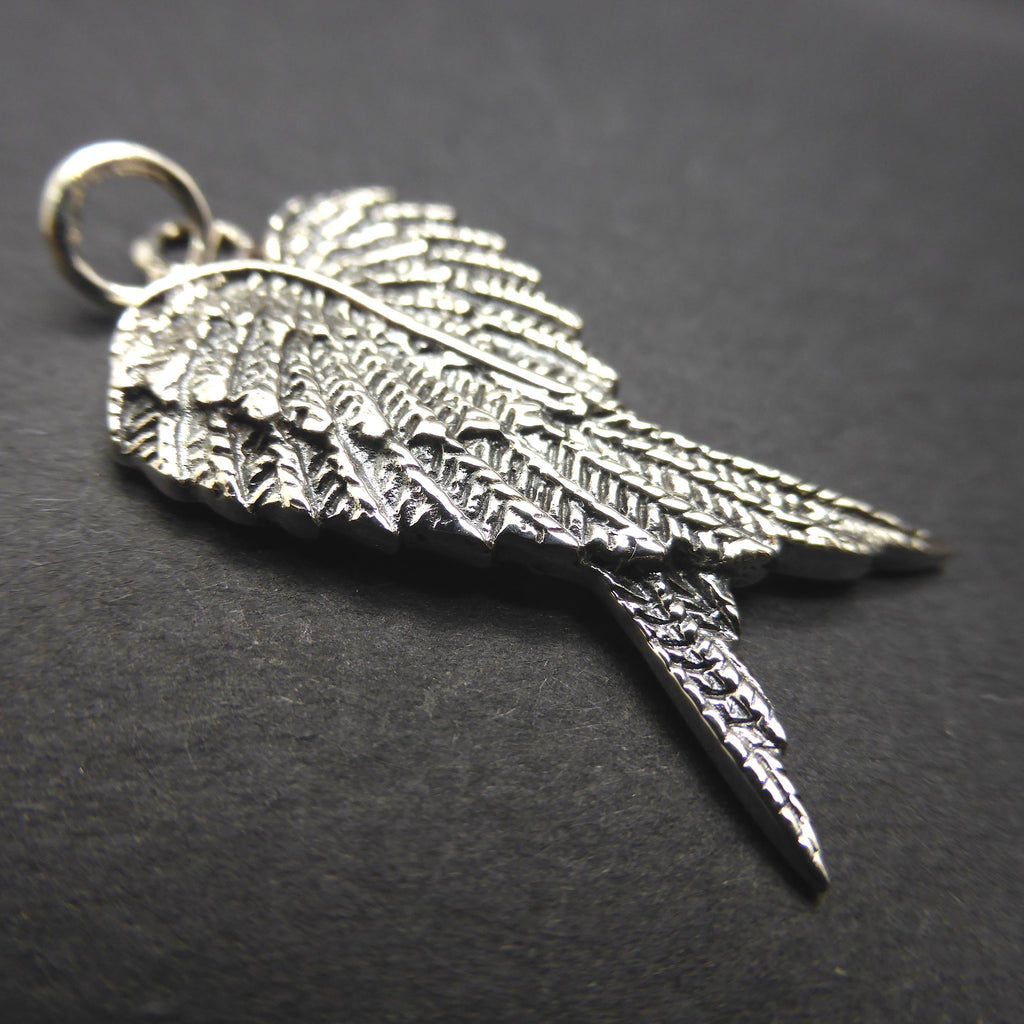 Pendant Angel Wings | 925 Sterling Silver | Beautiful angelic Proportions  | Crystal Heart Melbourne Australia since 1986