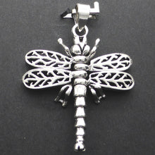 Load image into Gallery viewer, Dragonfly Pendant | 925 Sterling Silver | Moving wings | Transformation Symbol | Crystal Heart Melbourne Australia since 1986