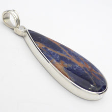 Load image into Gallery viewer, Sodalite Teardrop Pendant | 925 Sterling Silver | Translucent quality | Sagittarius stone | Crystal Heart Melbourne Australia since 1986