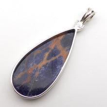 Load image into Gallery viewer, Sodalite Teardrop Pendant | 925 Sterling Silver | Translucent quality | Sagittarius stone | Crystal Heart Melbourne Australia since 1986