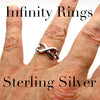Ring Infinity Symbol | 925 Sterling Silver | Forever with Class | Crystal Heart Melbourne Australia  since 1986