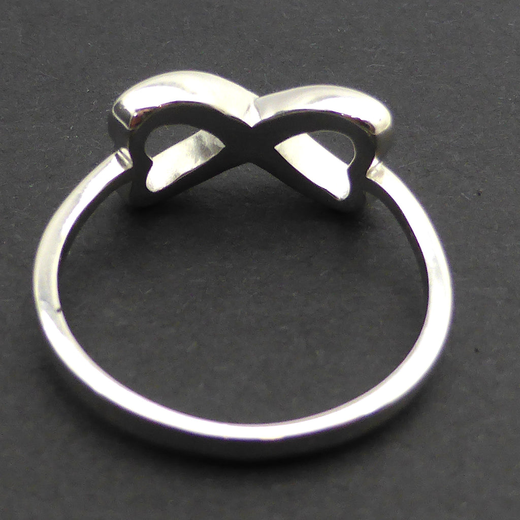 Ring Infinity Symbol | 925 Sterling Silver | Forever with Class | Crystal Heart Melbourne Australia  since 1986