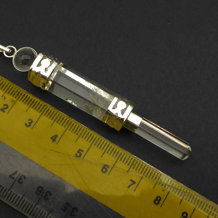 Pendant 3 Piece Clear Quartz Wand