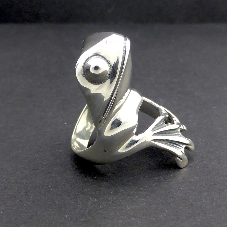 Frog Ring, 925 Sterling Silver