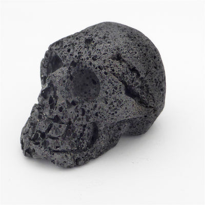 Skull Carving in Lava Stone | Crystal Heart Melbourne Australia since 1986
