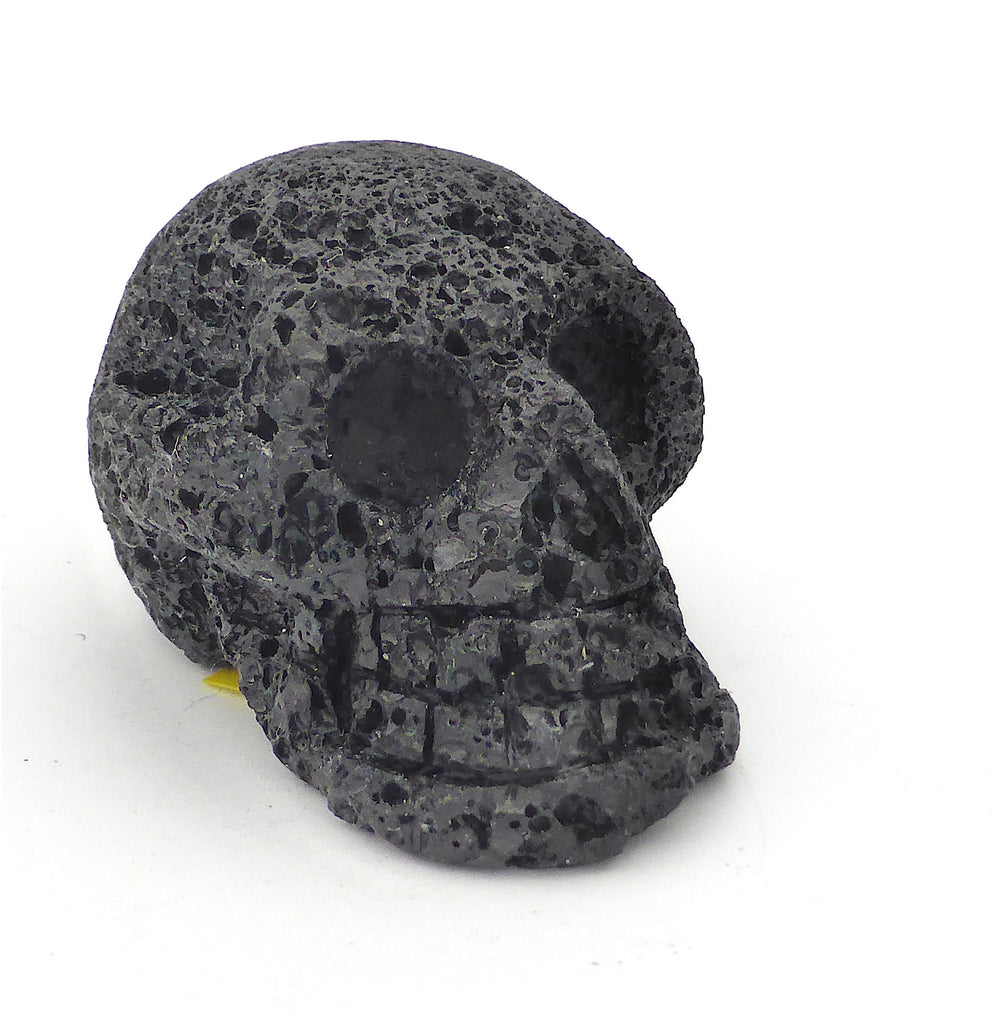 Skull Carving in Lava Stone | Crystal Heart Melbourne Australia since 1986