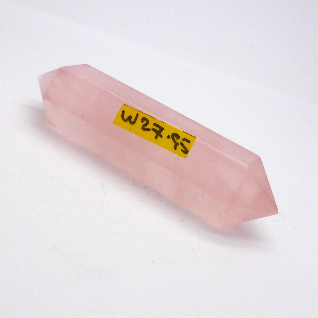 Healing Wand Double Pointed Rose Quartz | Disperse Blocked Emotions | Crystal Heart Melbourne Australia since 1986