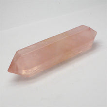 Load image into Gallery viewer, Healing Wand Double Pointed Rose Quartz | Disperse Blocked Emotions | Crystal Heart Melbourne Australia since 1986