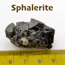 Load image into Gallery viewer, Sphalerite Crystal with Calcite