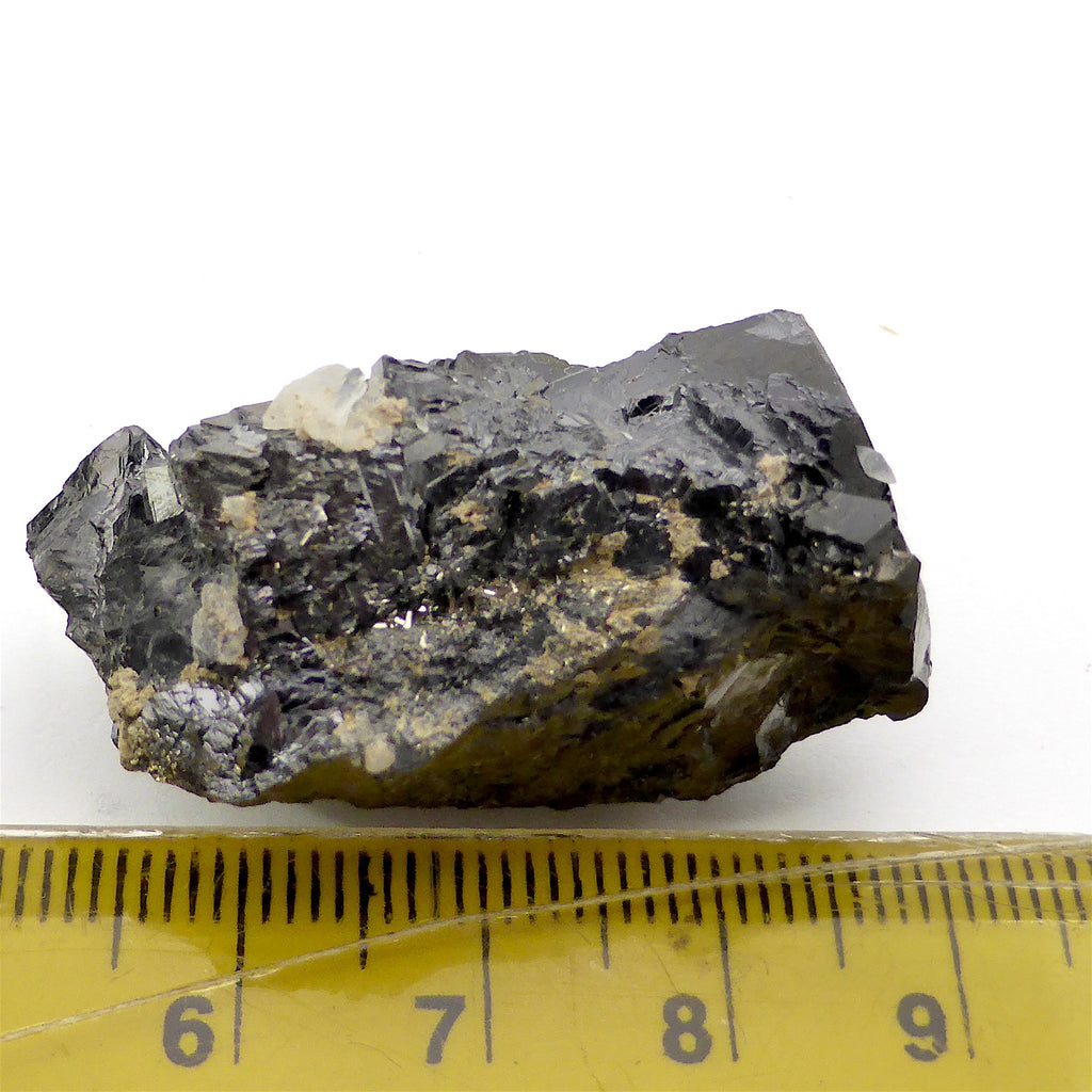 Sphalerite Crystal with Calcite