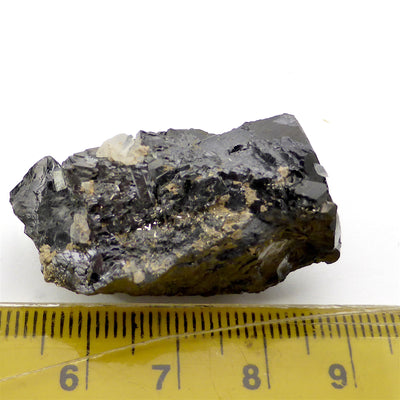 Sphalerite Crystal with Calcite