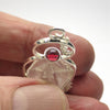 Clear Quartz Pendulum | Garnet | Tool for Intuition | Loving and Centering | Crystal Heart Melbourne Australia since 1986