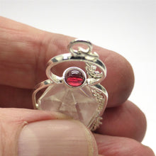 Load image into Gallery viewer, Clear Quartz Pendulum | Garnet | Tool for Intuition | Loving and Centering | Crystal Heart Melbourne Australia since 1986