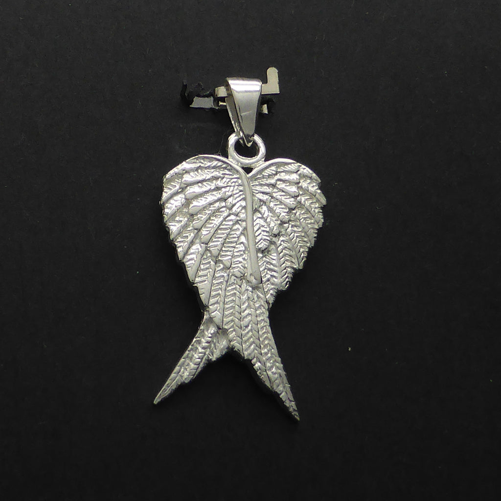 Pendant Angel Wings | 925 Sterling Silver | Beautiful angelic Proportions | Crystal Heart Melbourne Australia since 1986